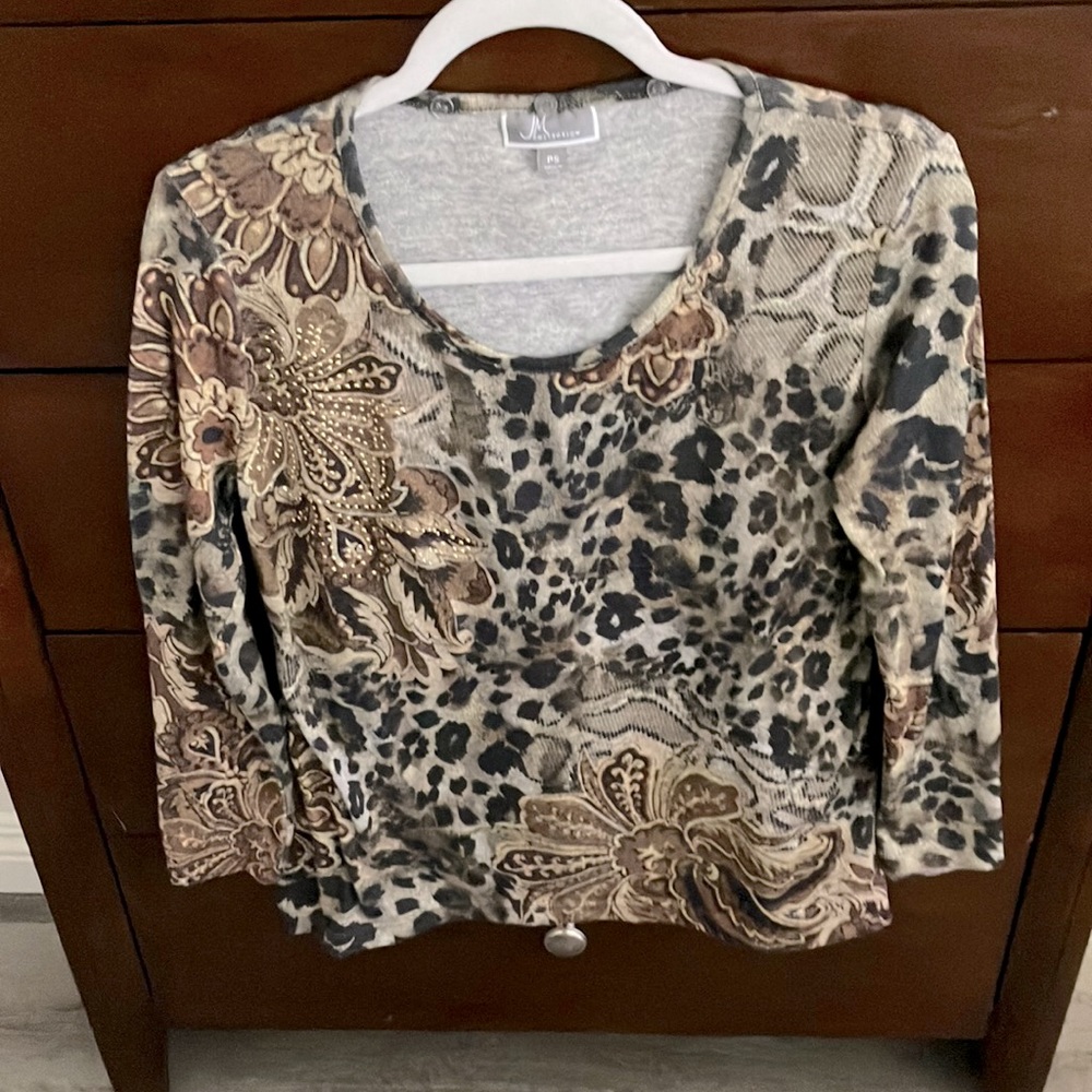 Y2k M COLLECTION  TOP BLOUSE SIZE PS